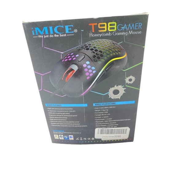 Computer Gaming Mouse New LED Lights Up - Picture 3 of 11